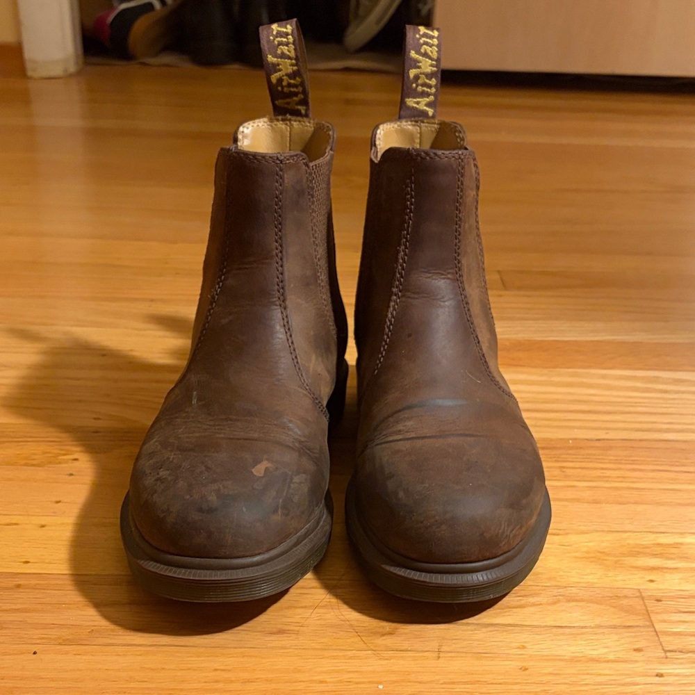 Brown Doc Marten Chelsea Boots